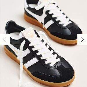 NWT! Gola Cyclone Leather Sneakers, Black, 8